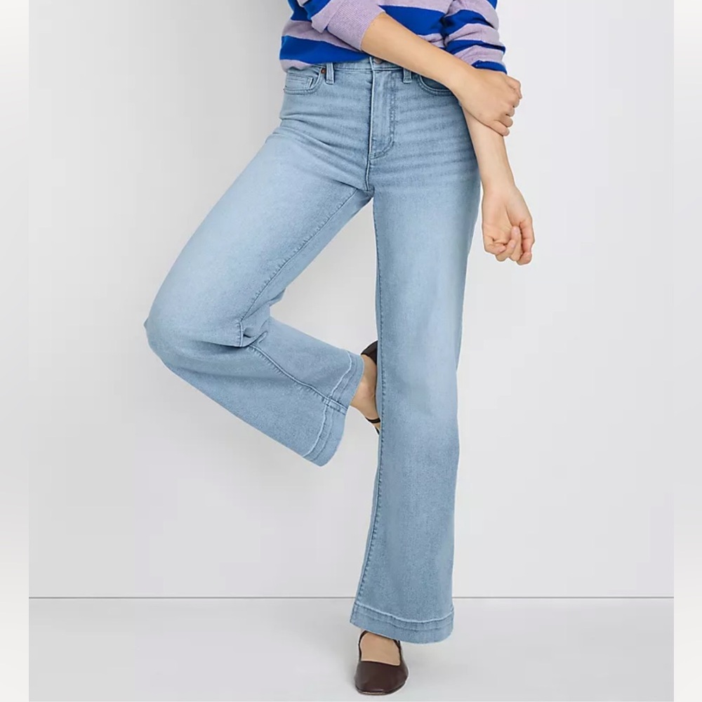 Land’s End High Rise Wide Leg Jean